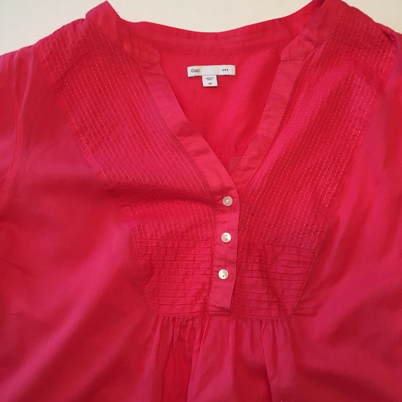 Gap Factory Coral Blouse Top Size M - Picture 2 of 8